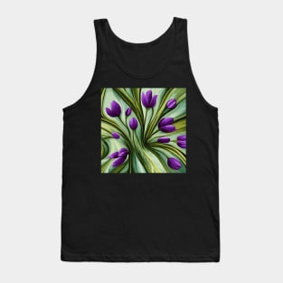 Orchid mural Art Tank Top